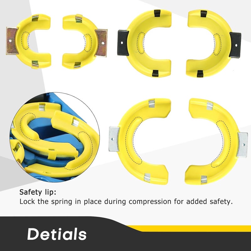 Acymner Interchangeable Fork Strut Macpherson Spring Compressor Kit Universal Coil Extractor Tool Set - Image 4